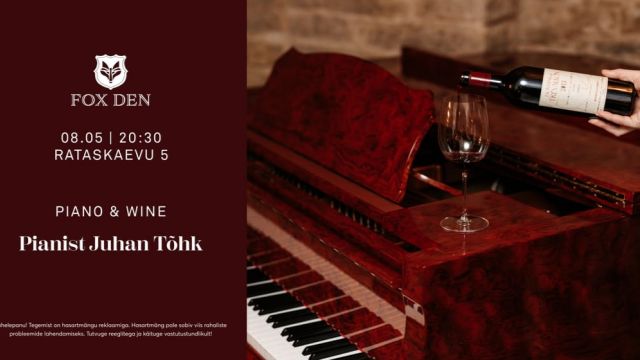 Image of Piano and Wine