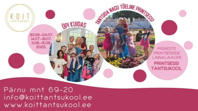 Image of Pisikeste printsesside linnalaager “Printsessi tantsukool”