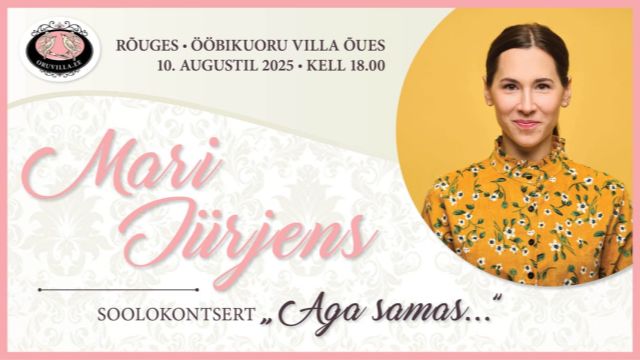 Image of MARI JÜRJENS akustiline kontsert ,,Aga samas"