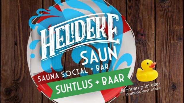 Image of Saun, suhtlus + baar @Heldeke!