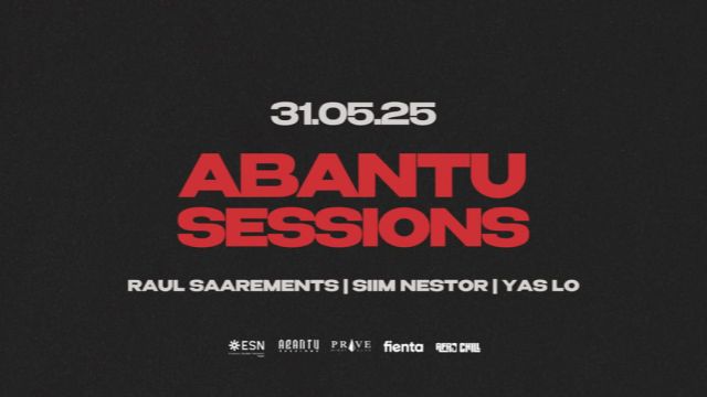 Image of ABANTU SESSIONS : Raul Saarements x Siim Nestor x Yas Lo