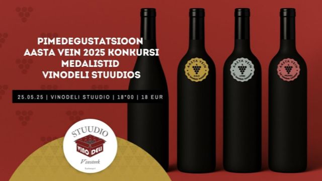 Image of Pimedegustatsioon: Aasta Vein 2025 konkursi medalistid VinoDeli Stuudios (EE)