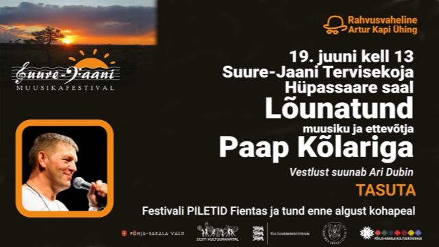Image of Lõunatund Paap Kõlariga, 28. Suure-Jaani Muusikafestival